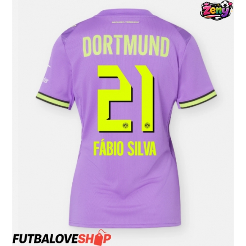 Dres Borussia Dortmund Fabio Silva #21 Tretina pre Ženy 2026-27 Krátky Rukáv